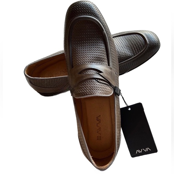 🆕 AVVA 🆕 MEN'S VINTAGE DRESS LOAFERS 👞 - Picture 4 of 10